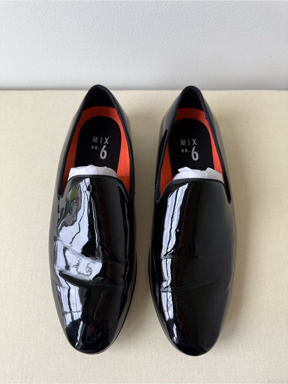 Mix No. 6 Men's Black Patent Slip-On Loafers
